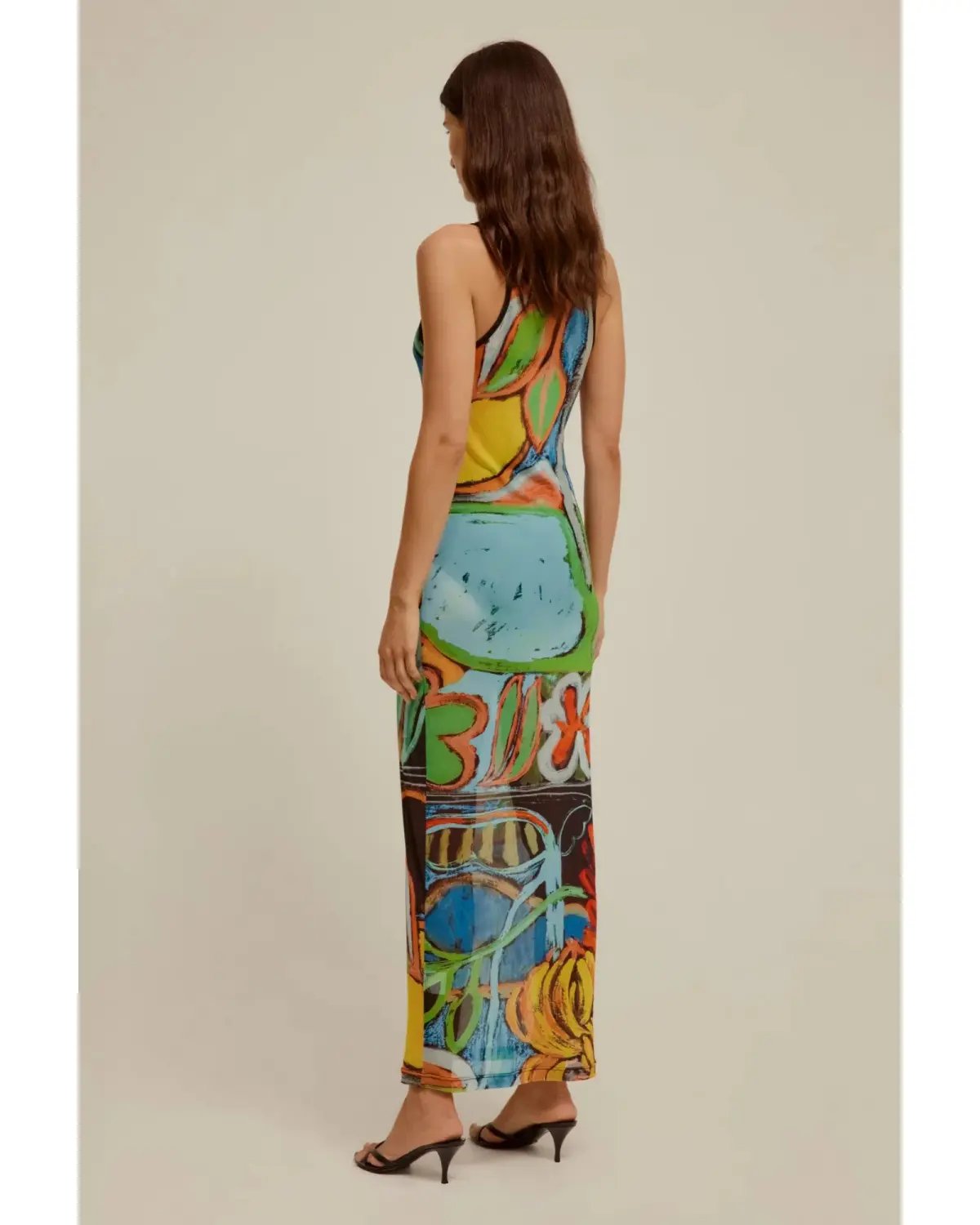 Venroy Mesh Tank Dress in Multi Size AU 10 photo 3