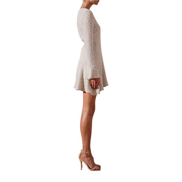Shona Joy Hayes Frill Cuff Wrap Mini Dress photo 3