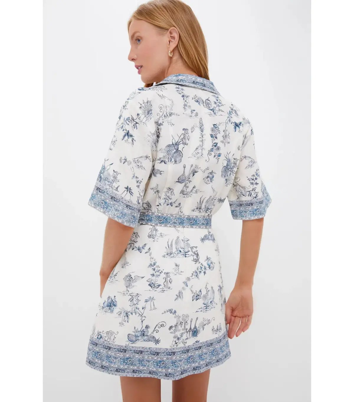 Alemais Casa Mini Dress Print Size AU 6 photo 4