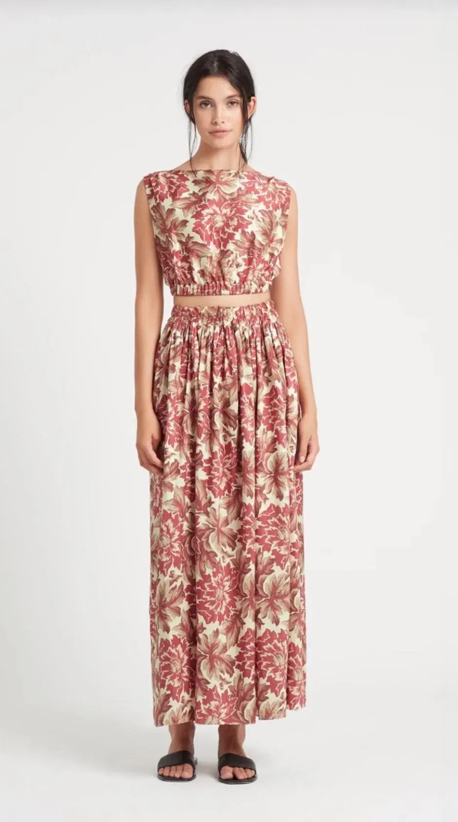 Sir The Label Valetta Top Red Floral Print Size 0 | AU 6 photo 4