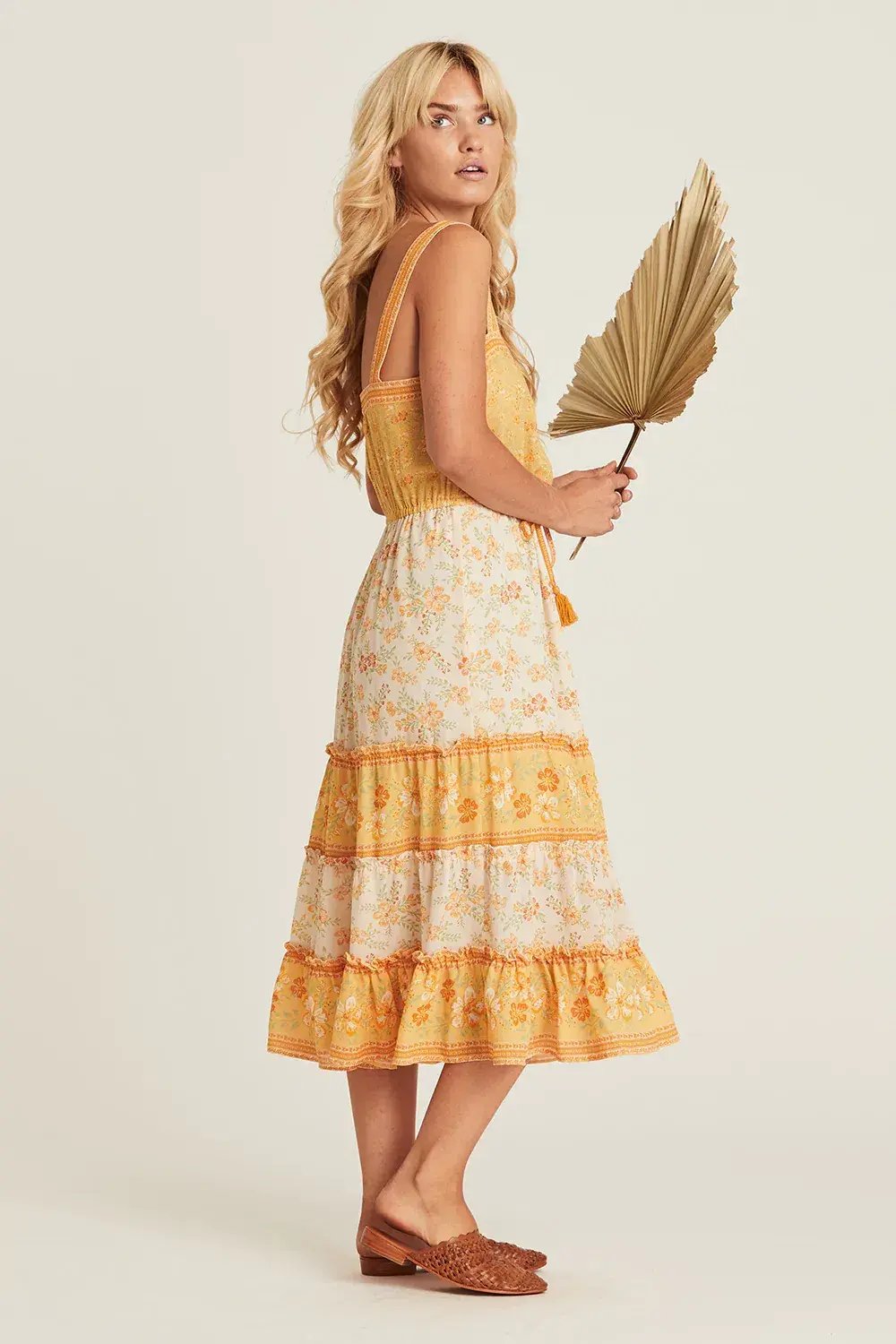 Spell & The Gypsy Arnhem Lily Sundress Lemon Drop Size AU 6 photo 2