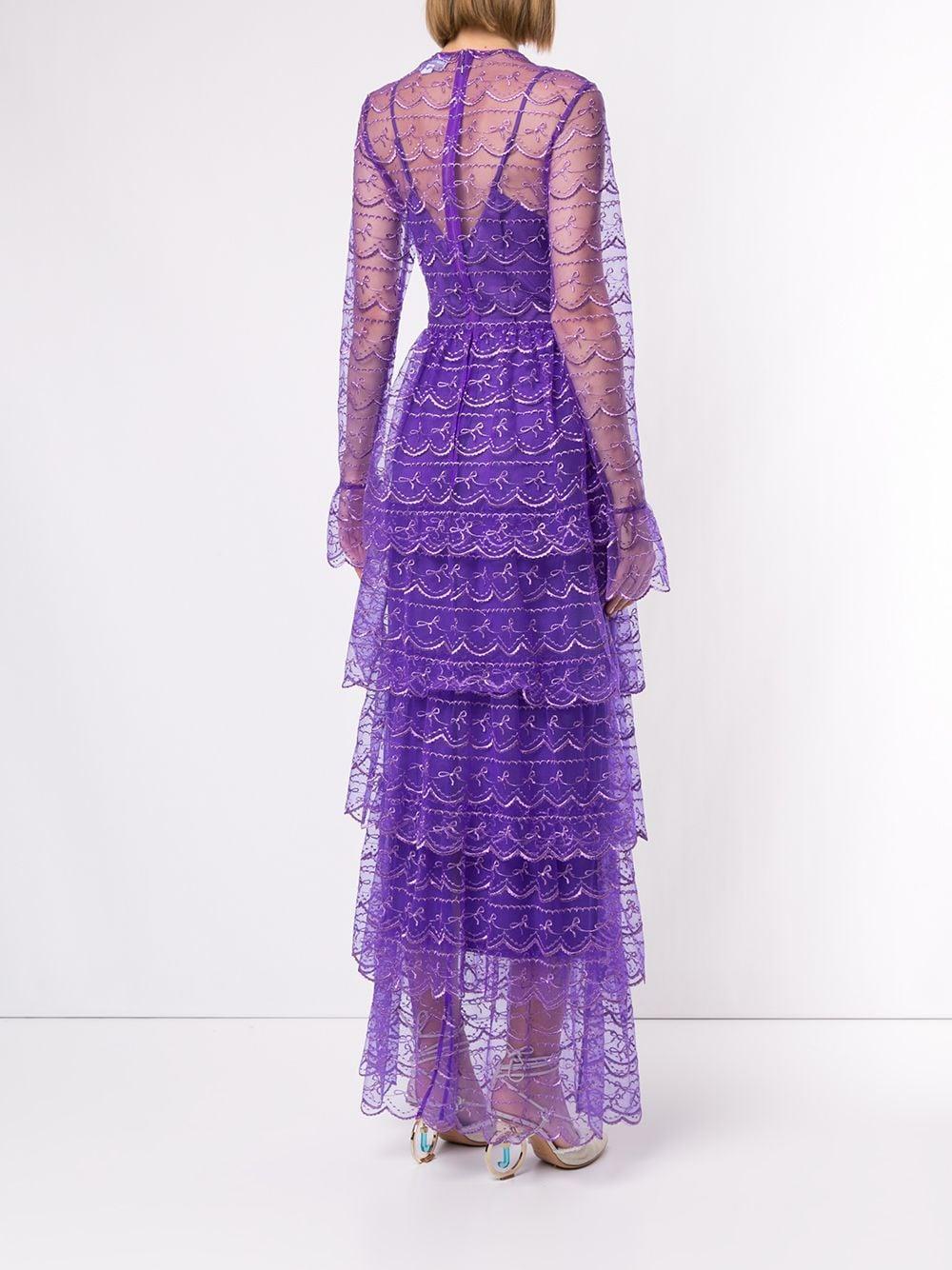 Alice McCall Satellite of Love Dress Violet Size 8 photo 2