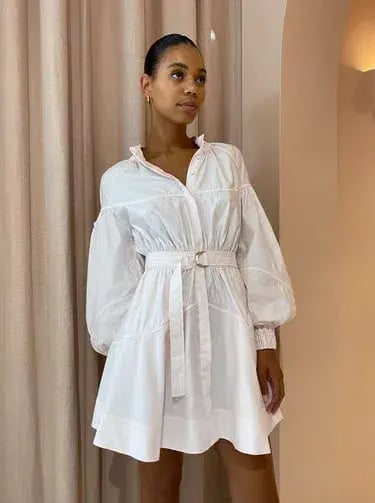 Acler Marquis Mini Dress Shell Pink Size AU 12 photo 2
