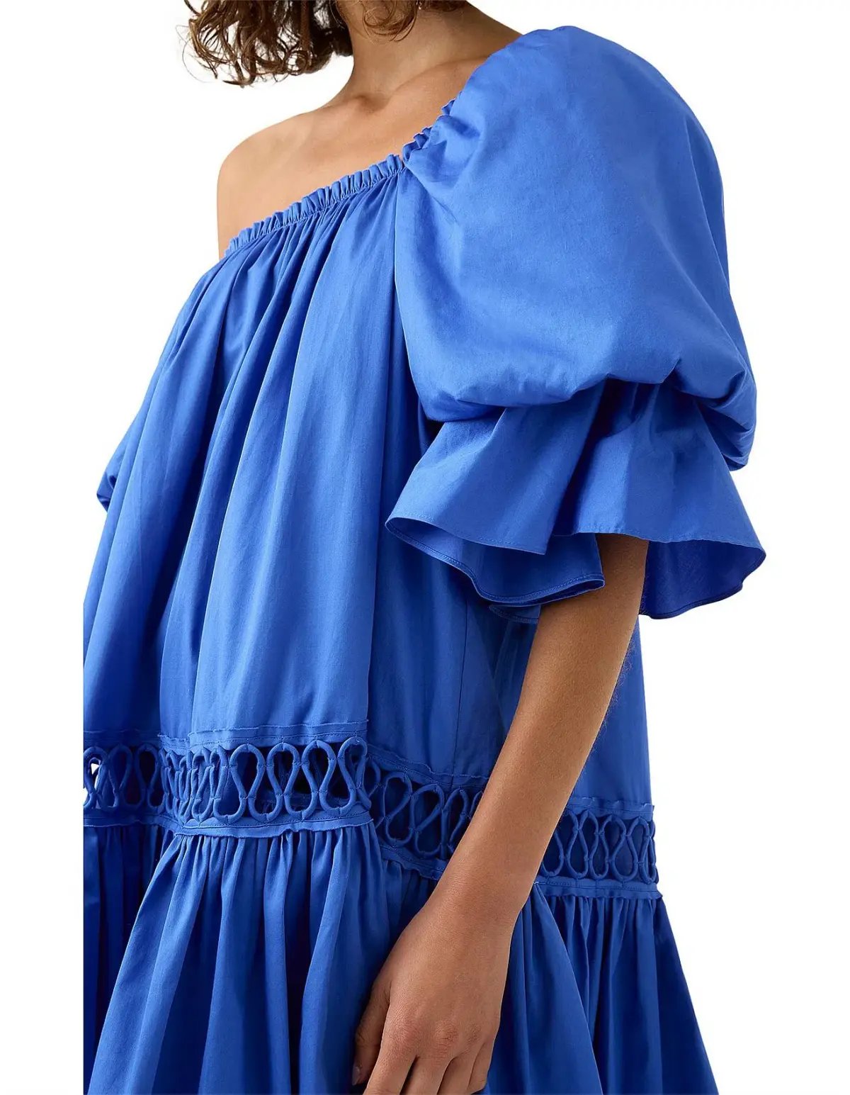 Aje Inspiration Mini Dress in Blue Size 10 photo 5