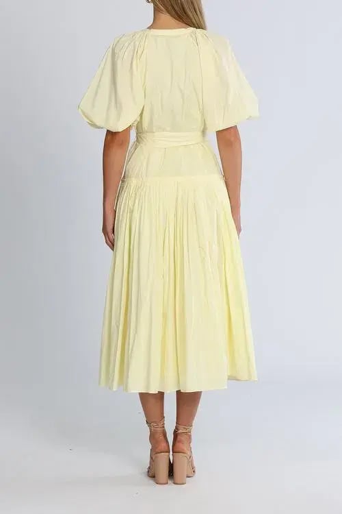 Steele Selma Dress Citron Size M /Au 10 photo 2