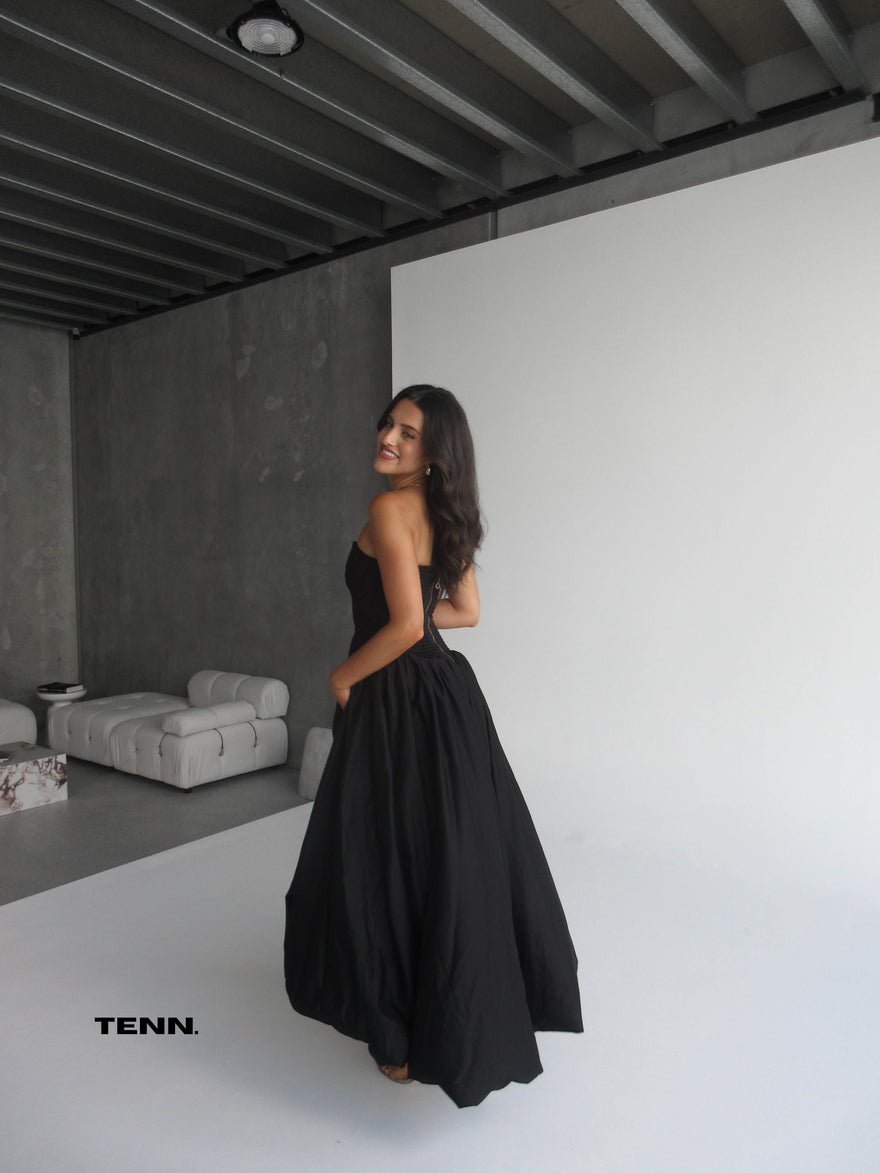 Aje Spatial Maxi Dress - Black photo 2