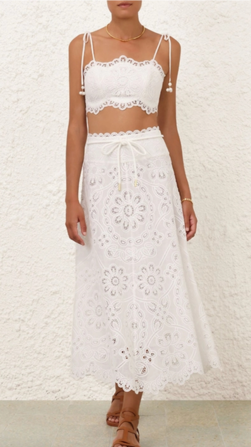 Zimmermann Ottie Embroidered Bodice & Flared Skirt photo 3
