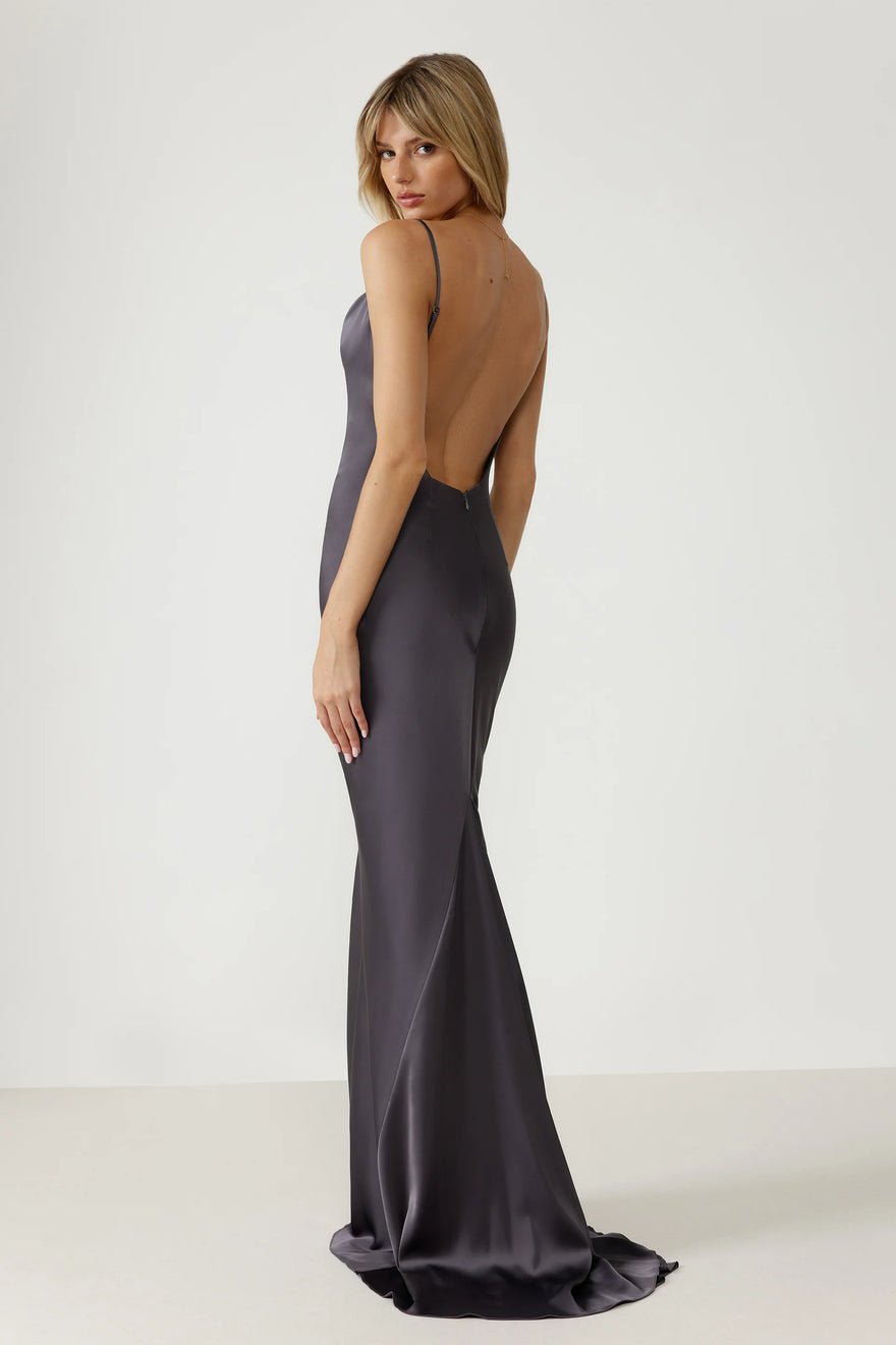 Lexi Camille Dress - Charcoal photo 3