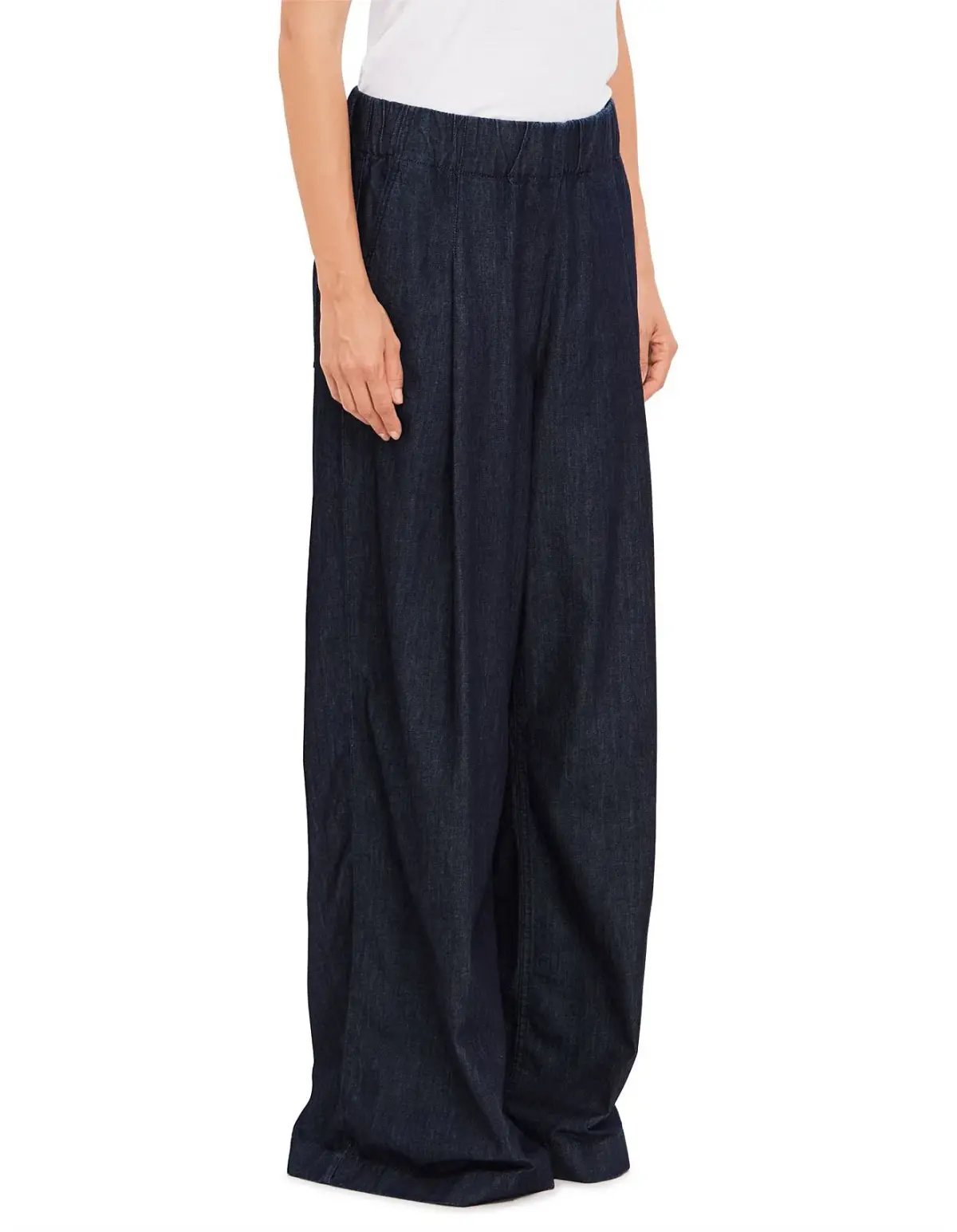 Dries Van Noten Pila Wide Leg Denim Pants Indigo Size L/ AU 12 photo 4