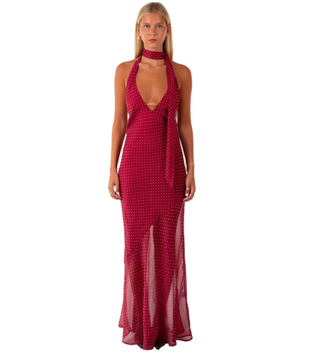 I am Delilah Jasmine Maxi Dress Wine XS / AU 6 photo 2