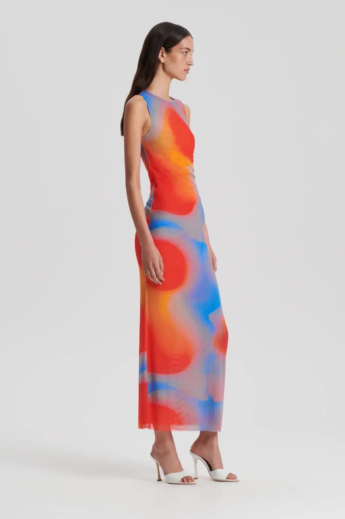 Scanlan Theordore Italian WatercolouR Dress Print Size 10 photo 3
