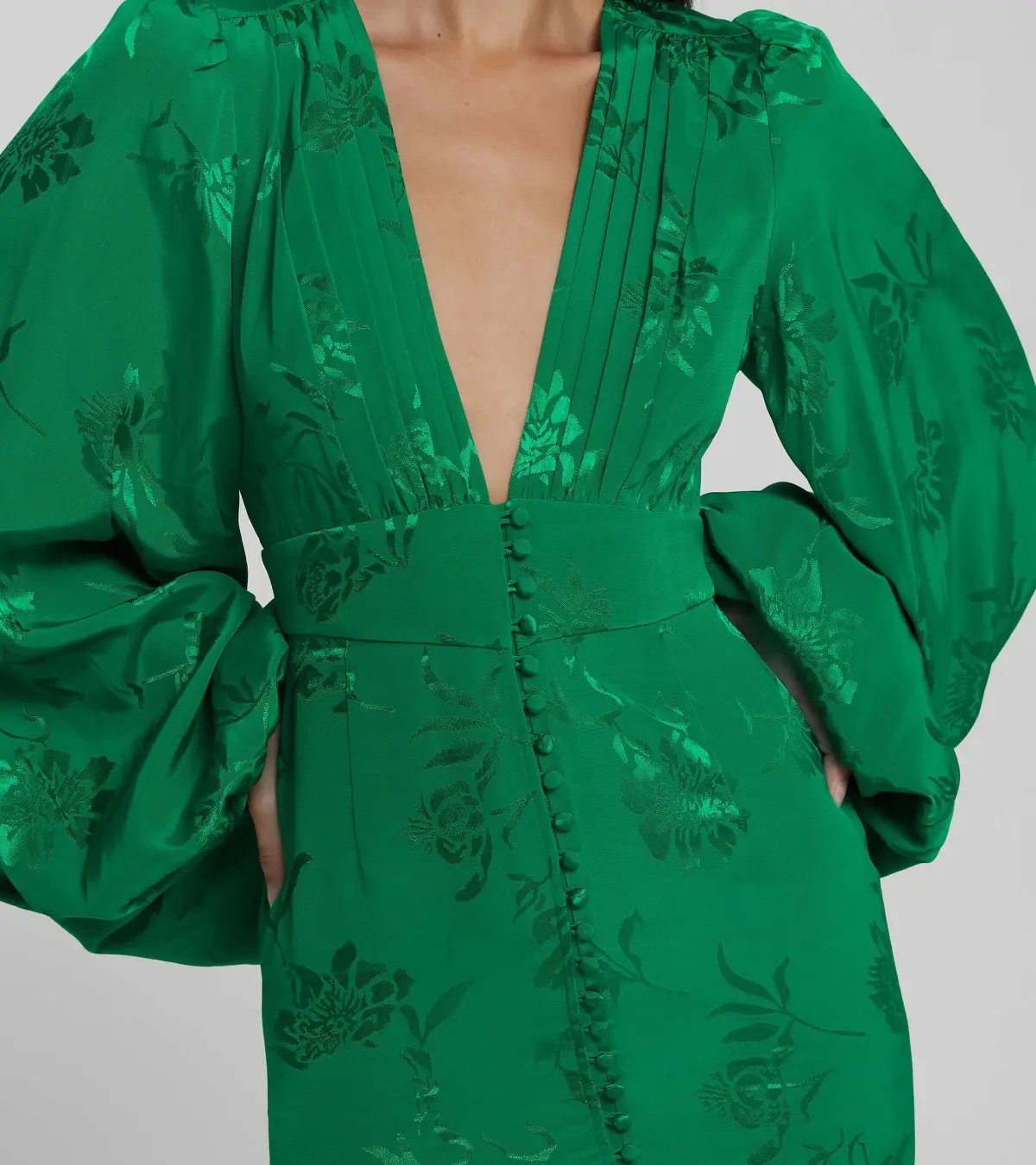 Rat and Boa Isabella Dress Green Size 6 photo 3