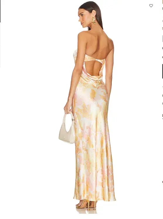 Bec + Bridge Indi Strapless Maxi Dress in Floral Haze Size AU 12 photo 3