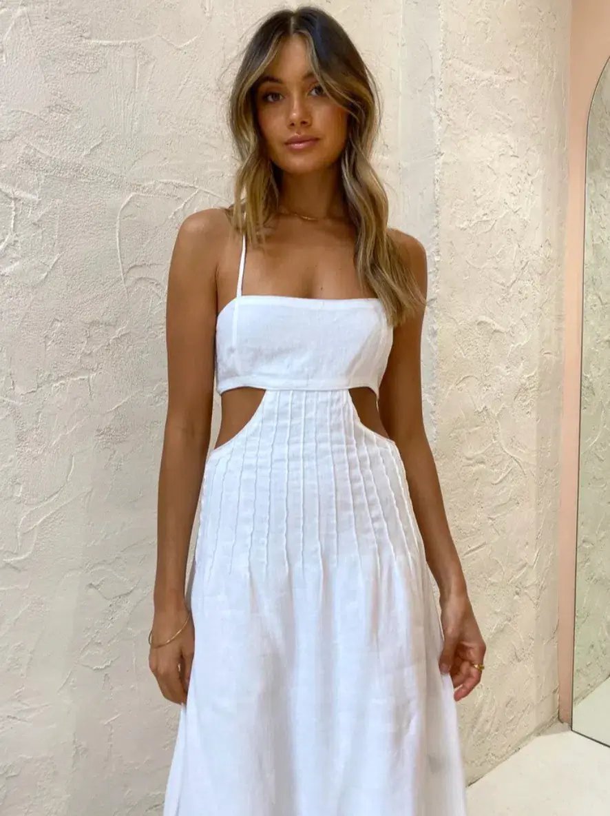 Issy Eveylyn Dress White Size 10 photo 3