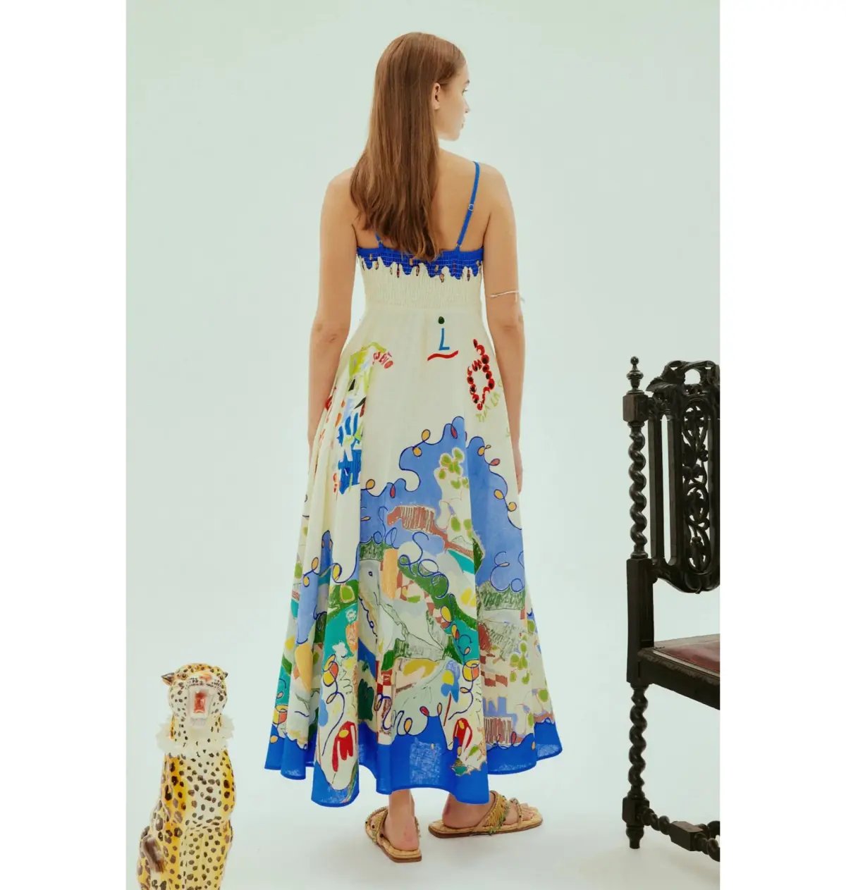 Alemais Nadia Sundress Print Size AU 8 photo 4