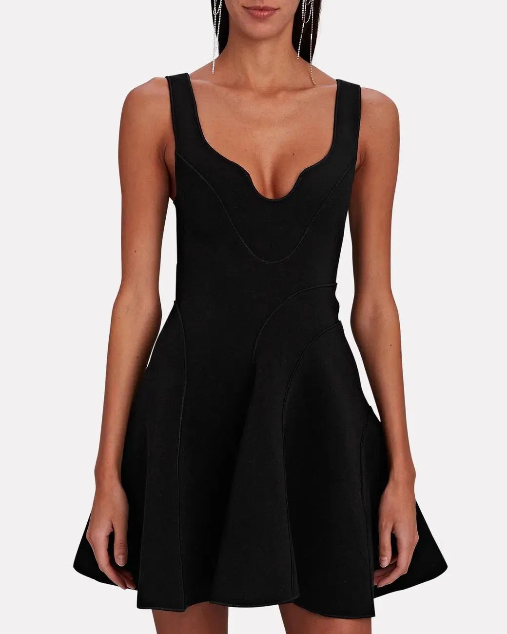 Acler Gower Mini Dress Black Size 8 photo 2