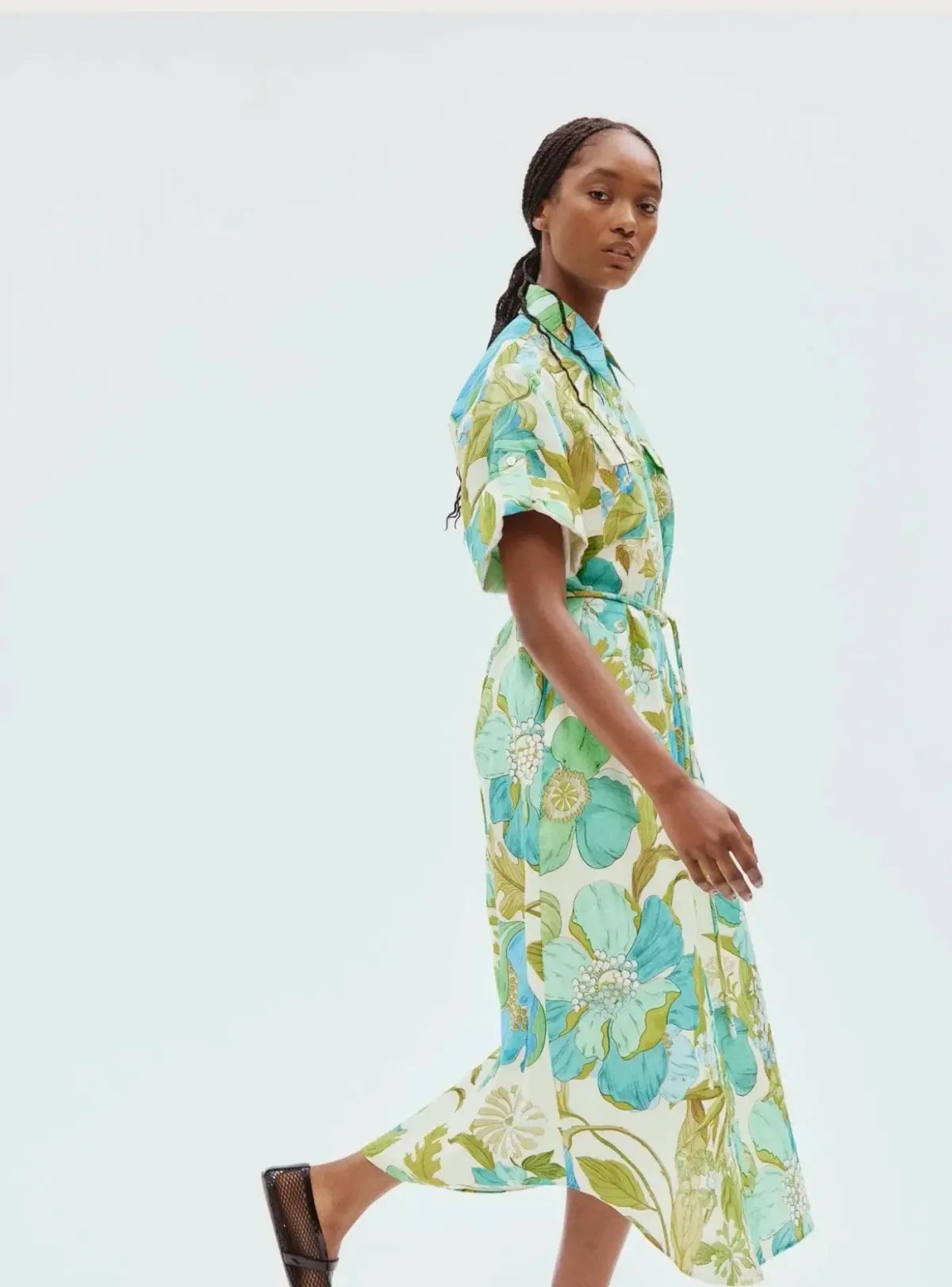 Alemais Janis Shirt Dress Floral Size 14 photo 2