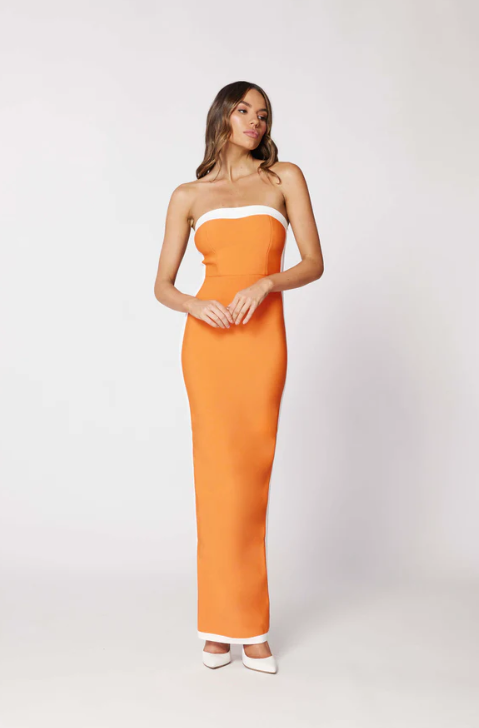 BIANCA AND BRIDGETT ASHLEY ORANGE size 10 photo 4