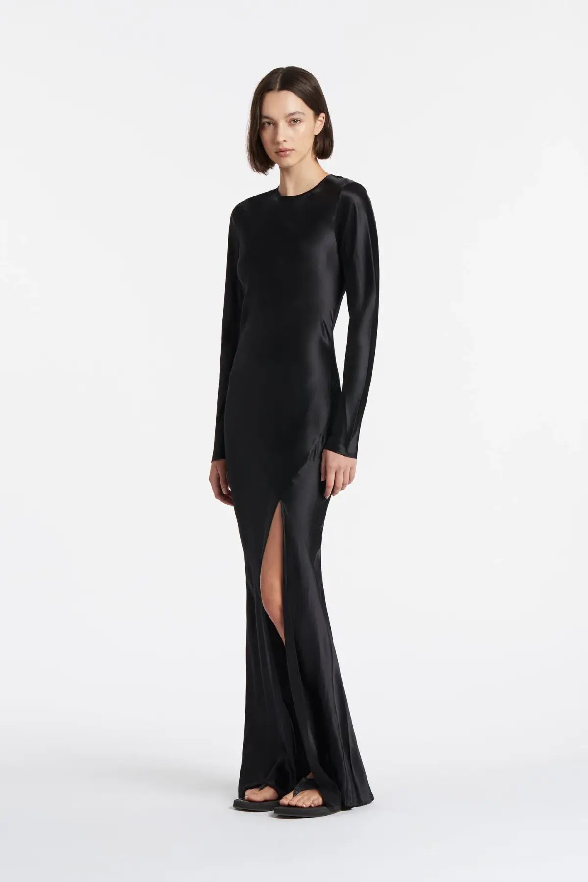 Sir the Label Soleil Long Sleeve Dress Black Size 0/Au 6 photo 2