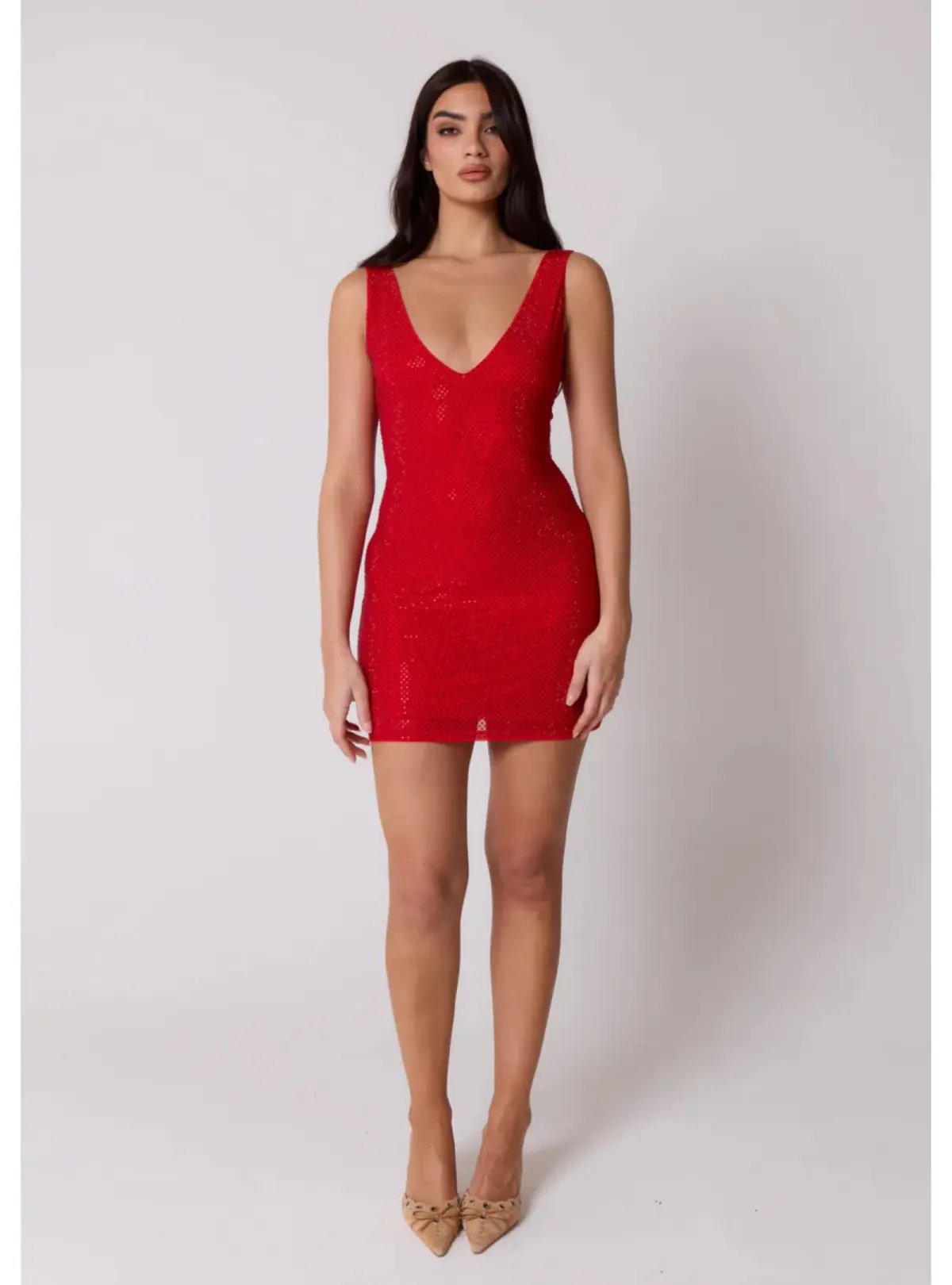 Evianna Gown in crimson photo 4
