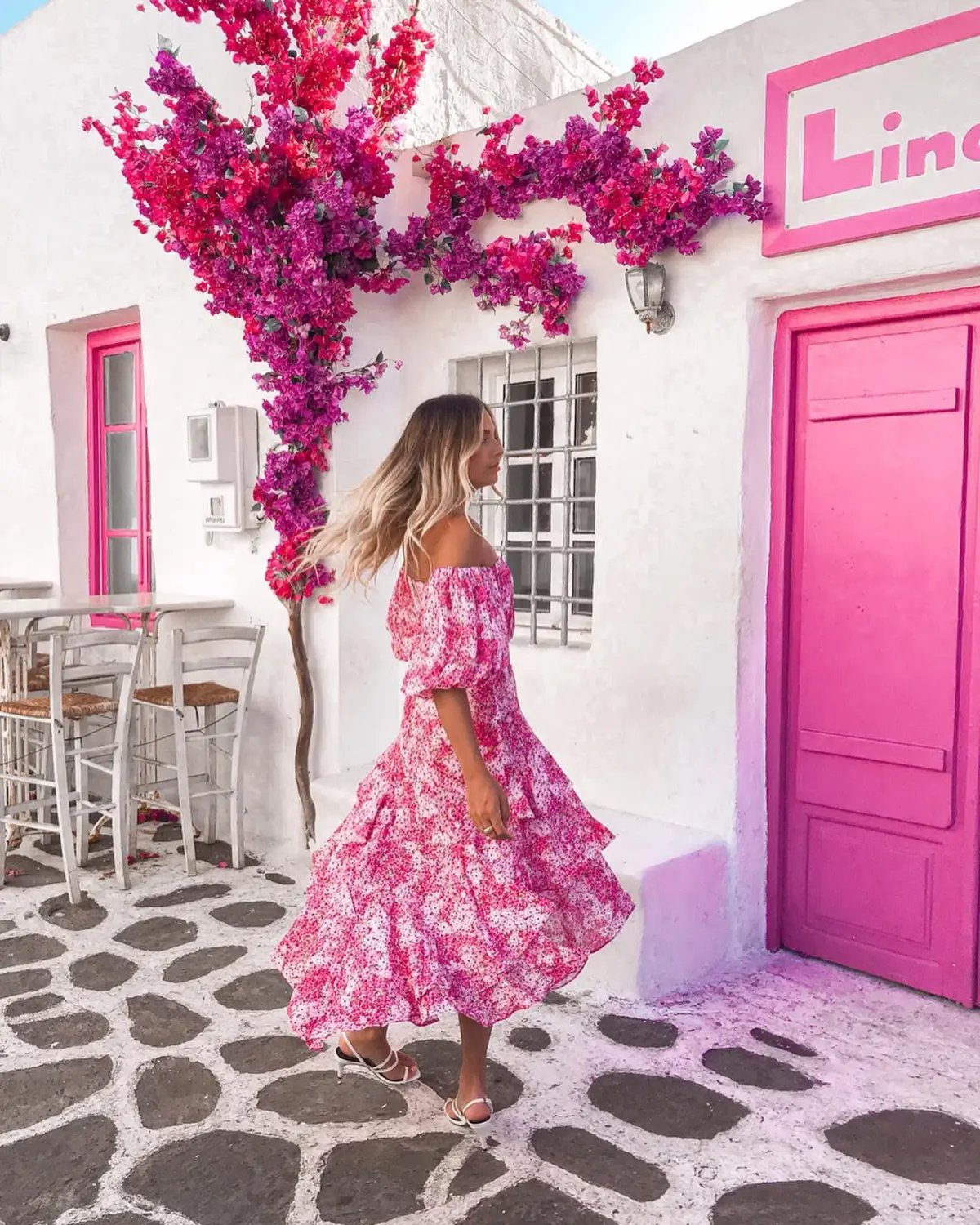 Sheike Ditsy Floral Top & Skirt Set Pink Size 14 photo 5