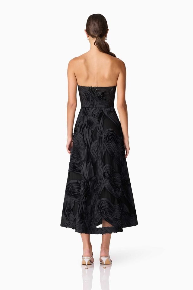 Elliatt Asher Midi Dress - Black photo 2