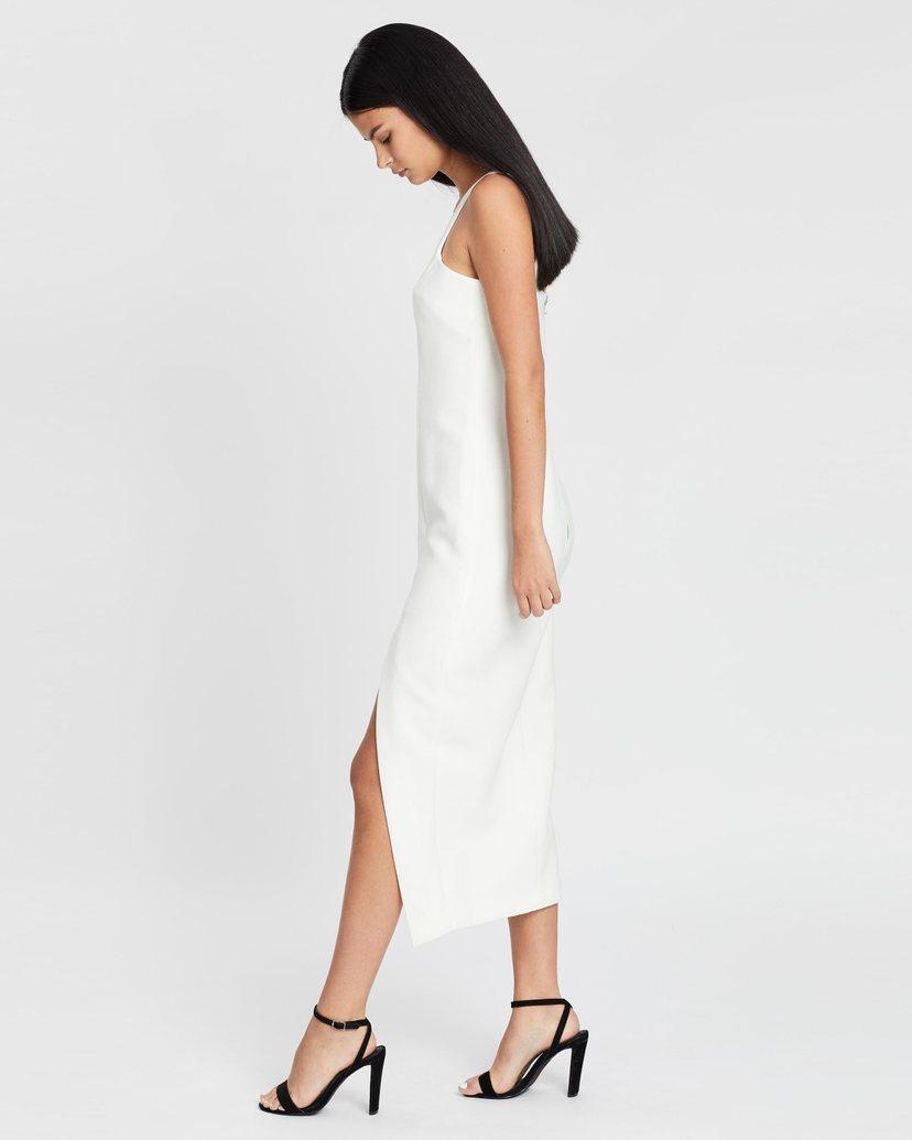 BYJOHNNY CONTOUR LINES SPLIT MIDI DRESS - SIZE 6 photo 6