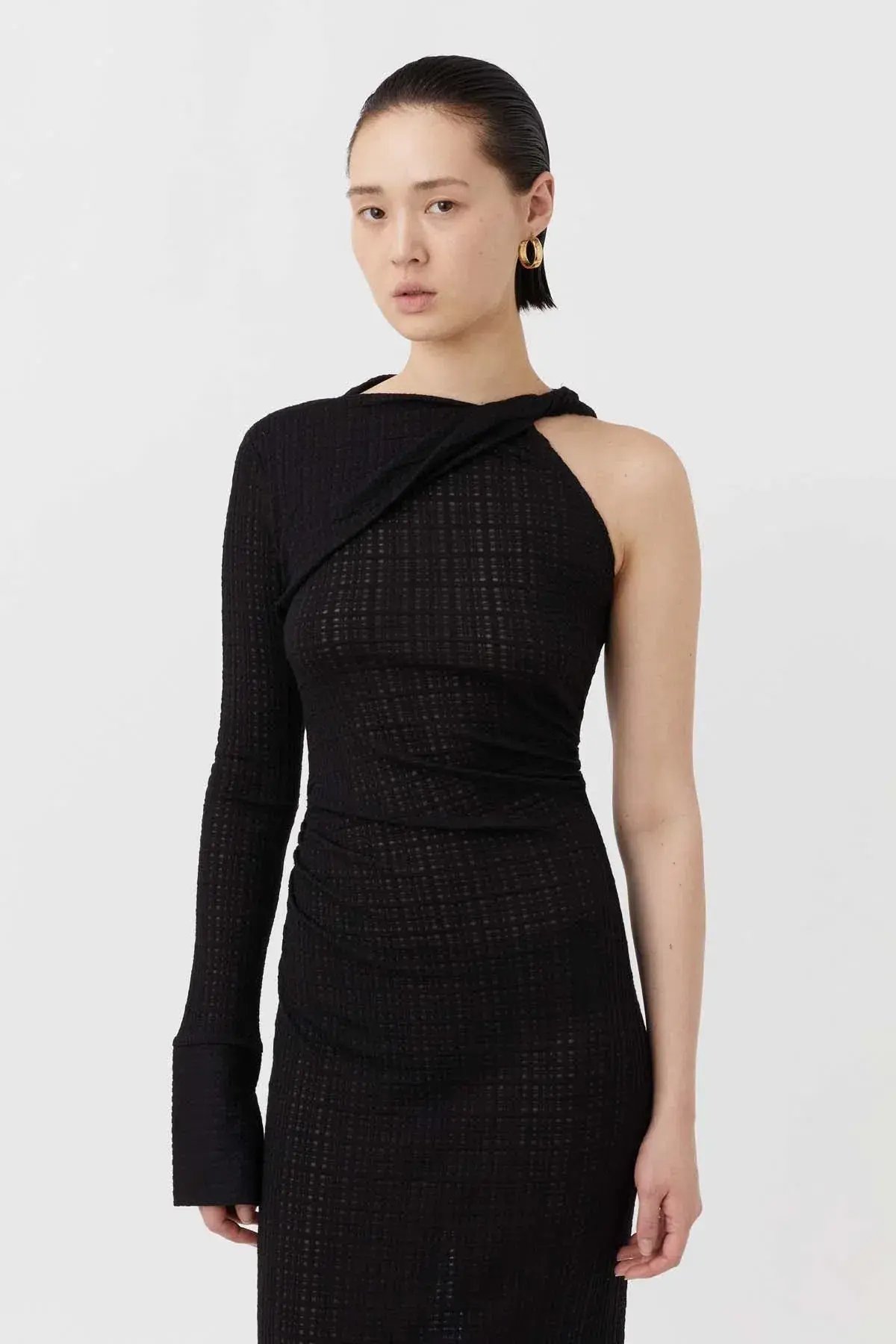 Camilla and Marc Cypress Midi Dress Black Size 6 photo 2
