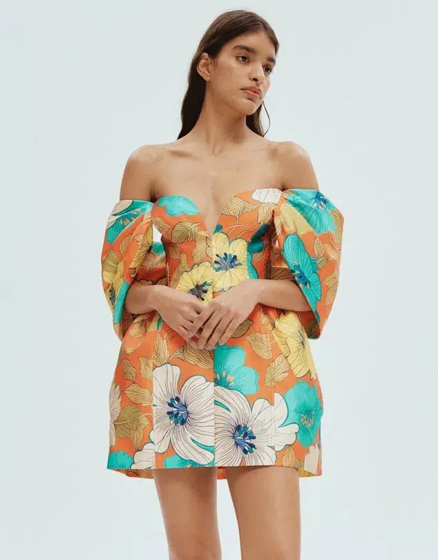 Alemais Piato Sculpt Mini Dress Multi Size 8 photo 2