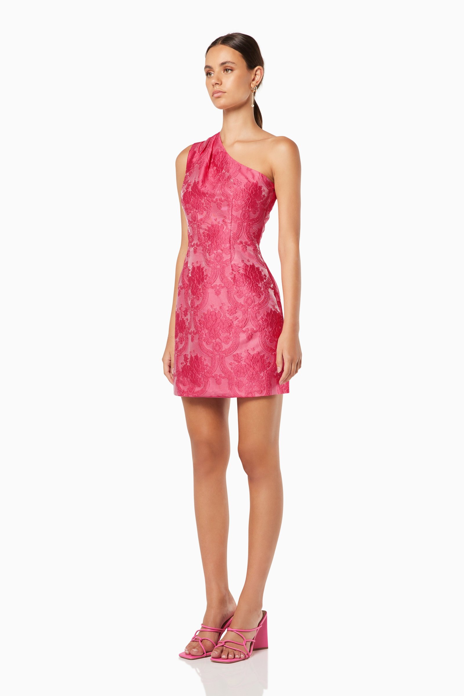 ELLIATT WAVERLEY DRESS - HOTPINK photo 3