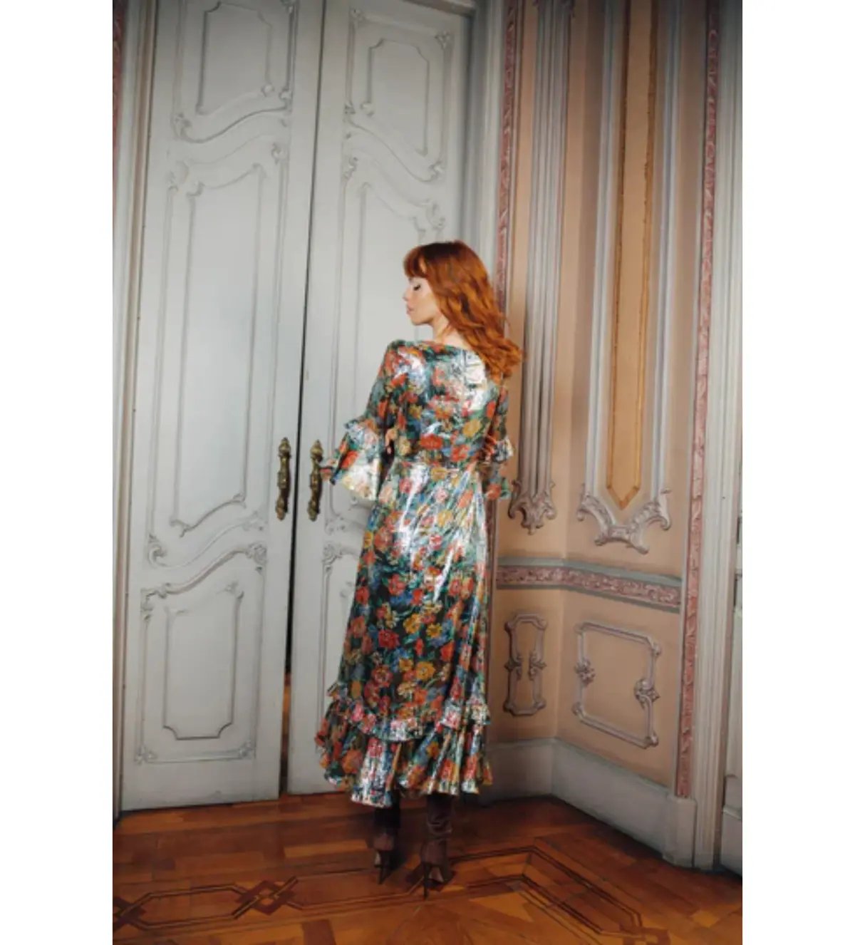 Queens Of Archive Ginger Dress in Multi Floral Size Small / AU 10 photo 2