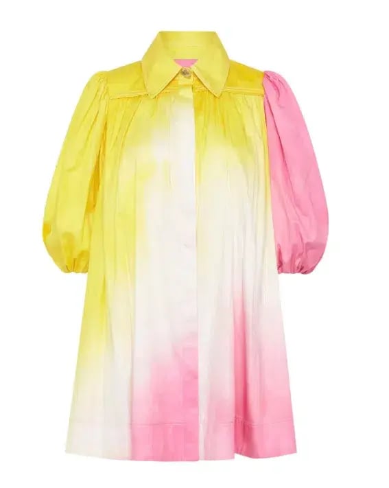 Aje Cloud Burst Smock Mini Dress Multi Size L / AU 12 photo 3