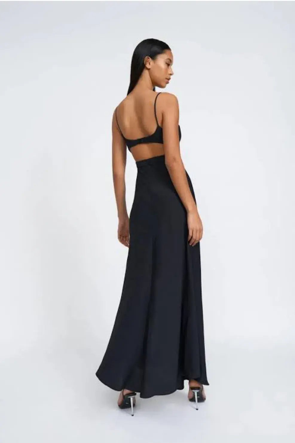By Johnny Diandra Maxi Dress Black Size AU 6 photo 5