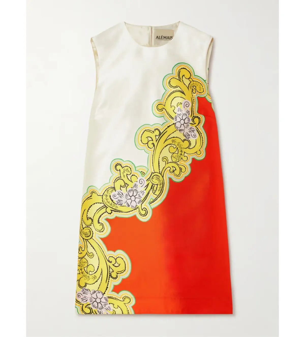 Alemais Sierra Printed Satin-twill Mini Dress Print Size 10 photo 4