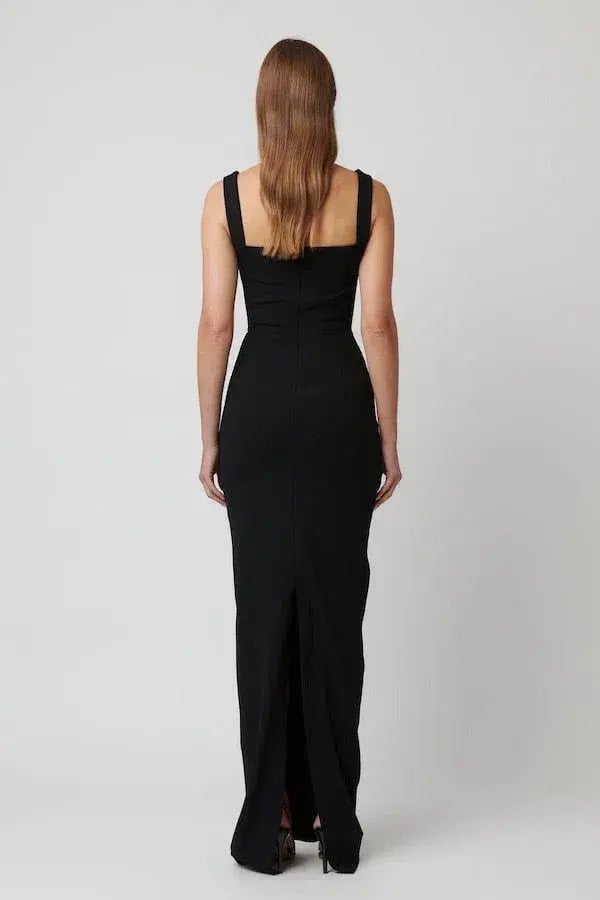 Effie Kats Marbella Maxi Gown Black Size AU 12 photo 2