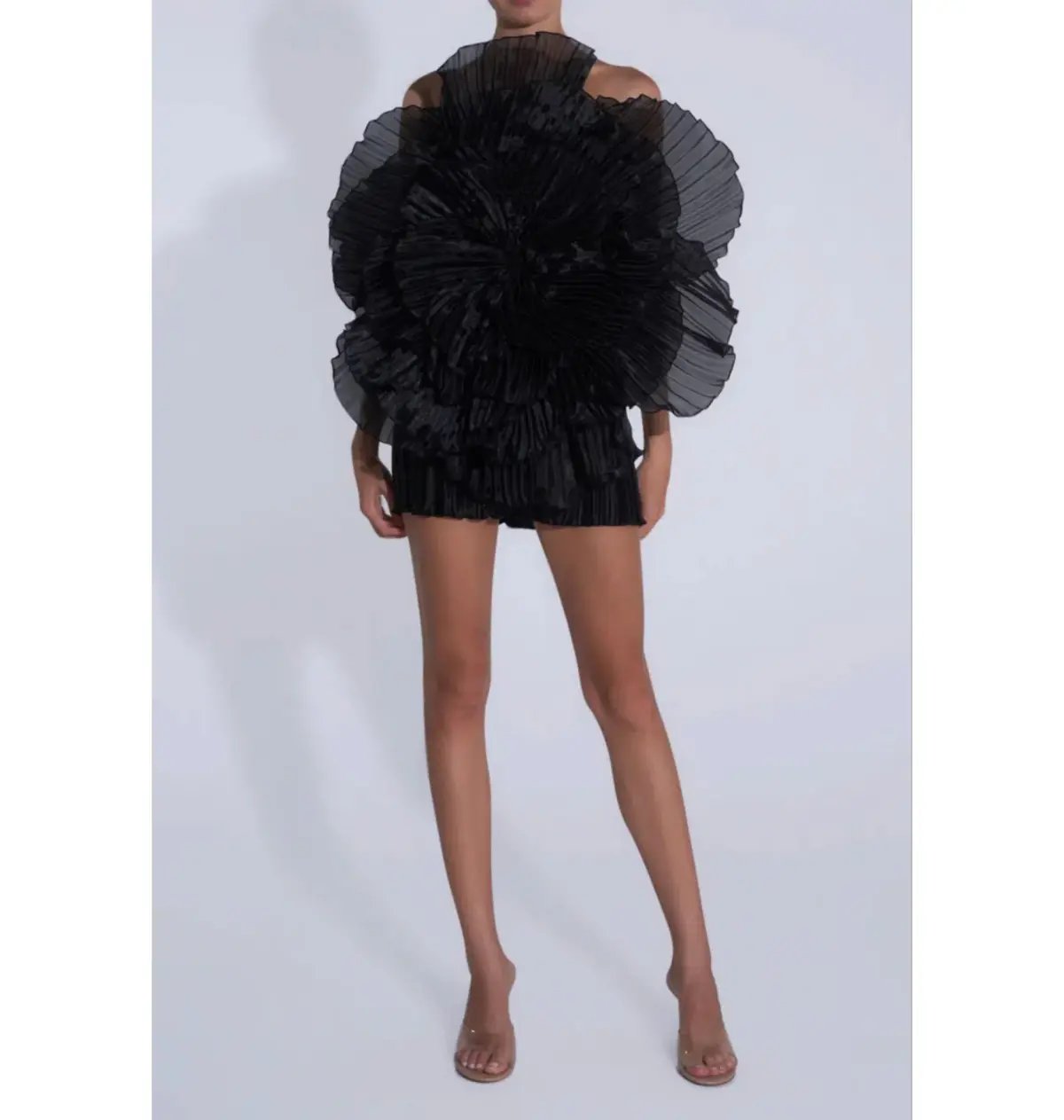 L'idee Fleur Mini Dress Noir Black Size AU 8 photo 2