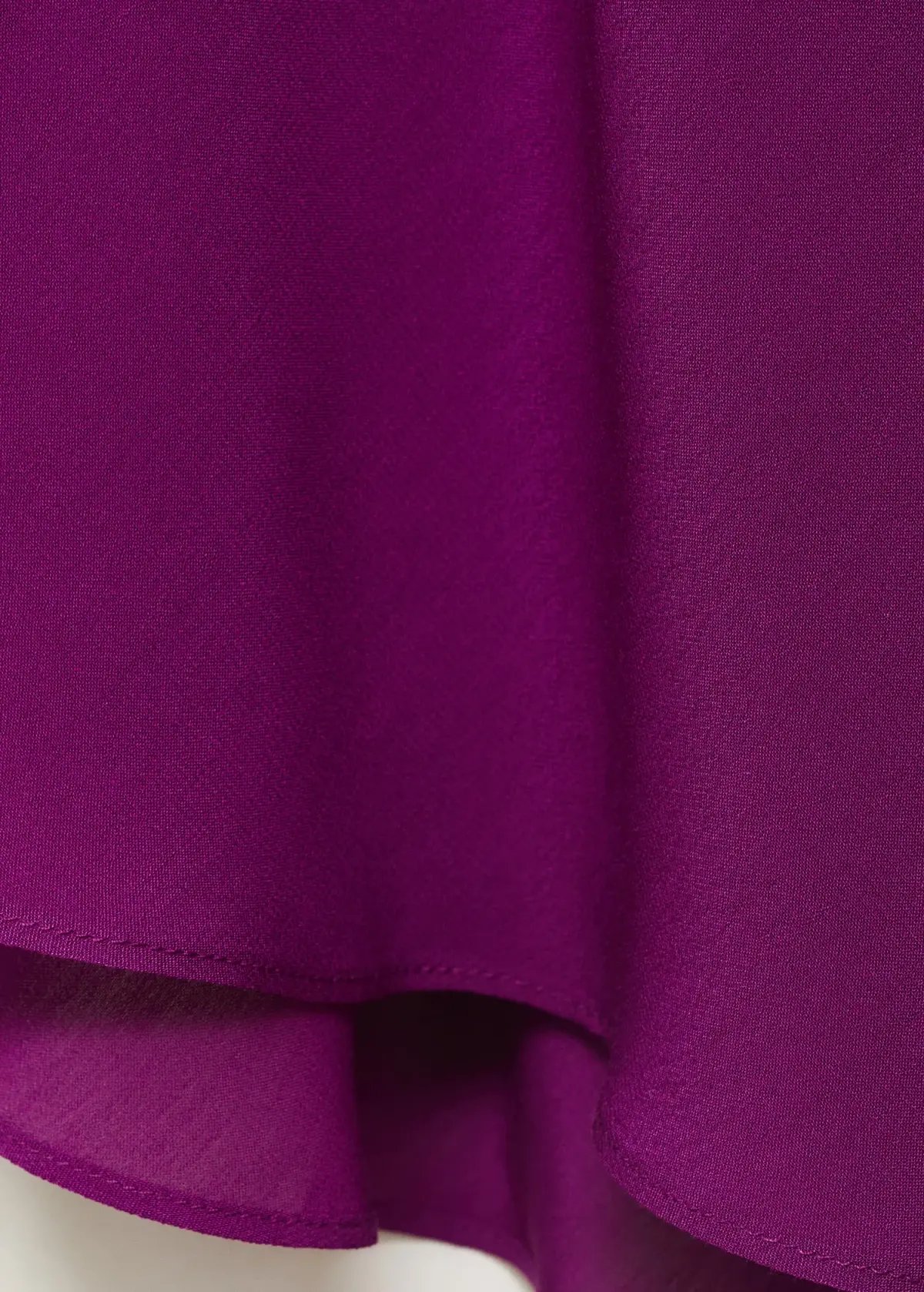 M.N.G Amina Asymmetrical Midi Dress Deep Purple Size M photo 6