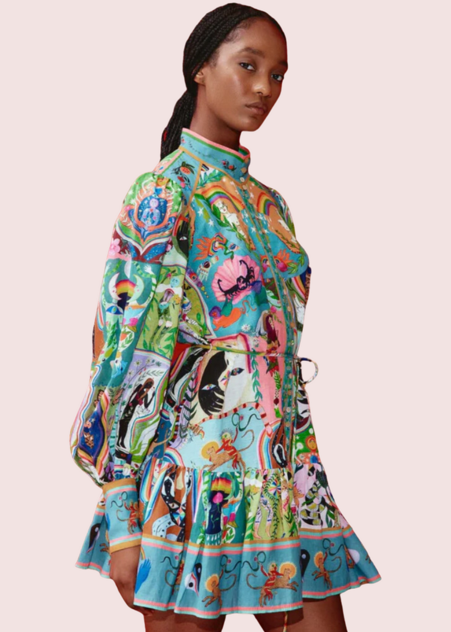 Alemais Evergreen Mini Dress photo 3