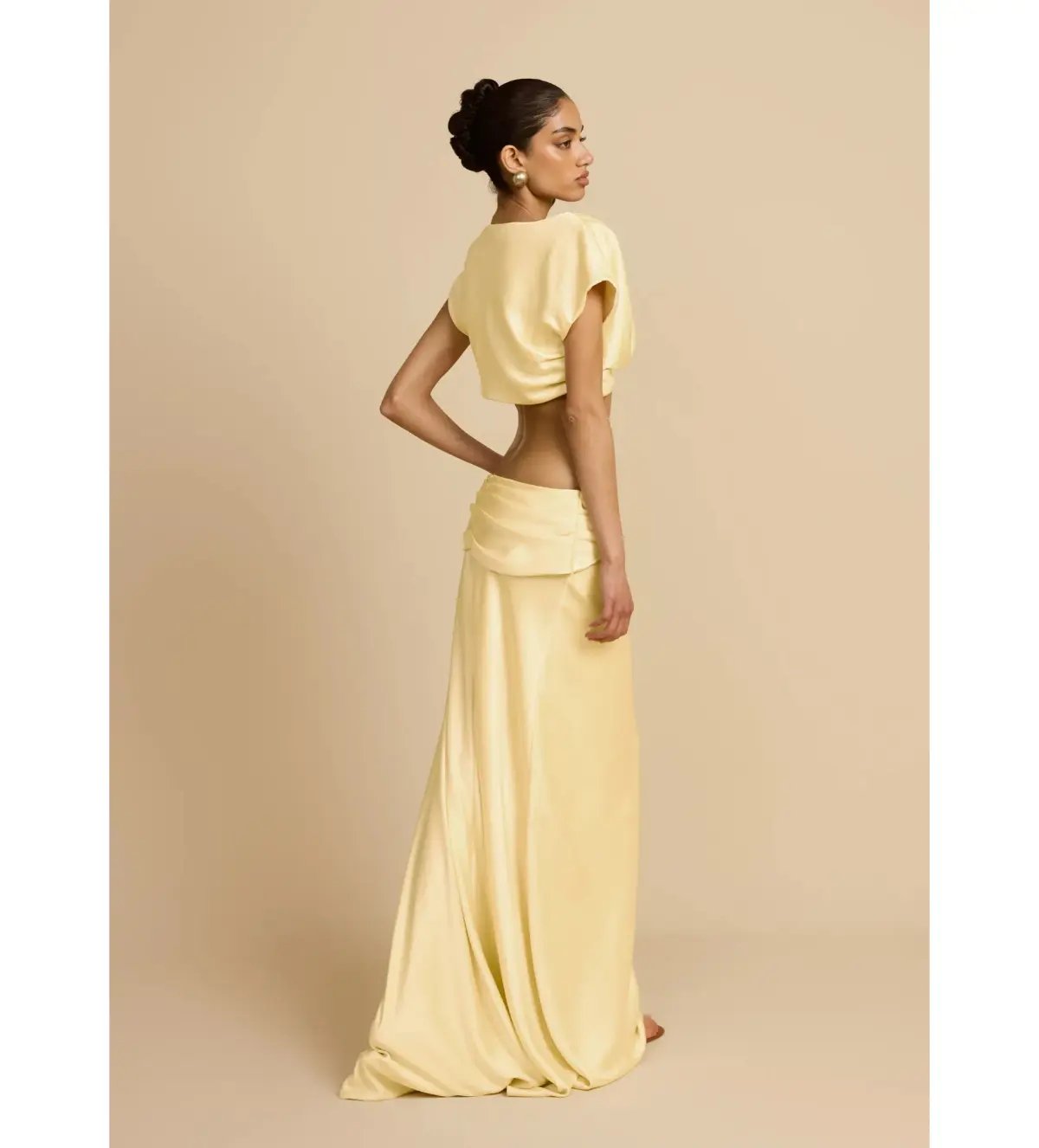 Arcina Ori Andi Top And Andi Maxi Skirt Yellow Size XS / Size Au 6 photo 5