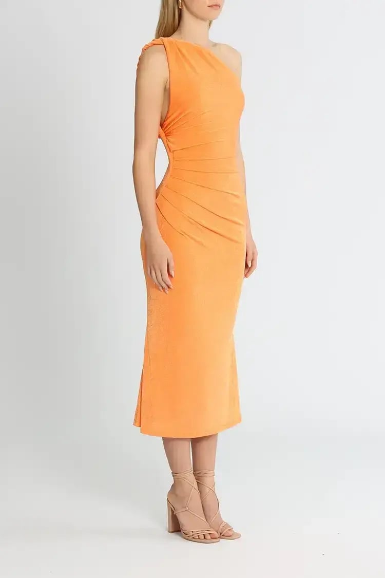 MISHA Dune Dress Orange Size 14 photo 2