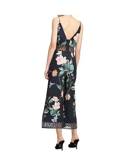 Keepsake Whispers Jumpsuit Navy garden Floral Size M/ AU 10 photo 6