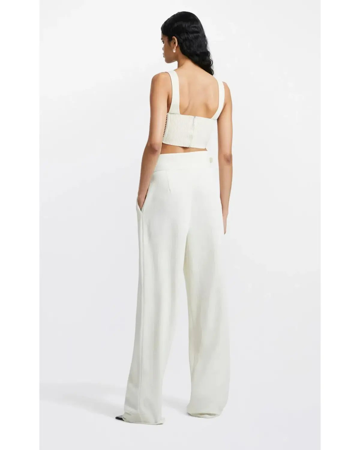 Dion Lee Interlock Buckle Pant Ecru Size AU 8 photo 2