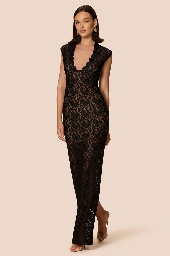 Nookie Mystique Maxi Dress - Black photo 4