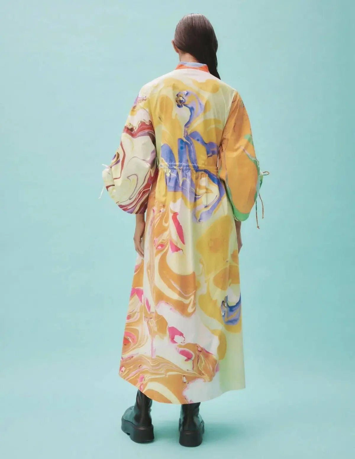 Alemais Luca Midi Shirt Dress Multi Size 16 photo 2