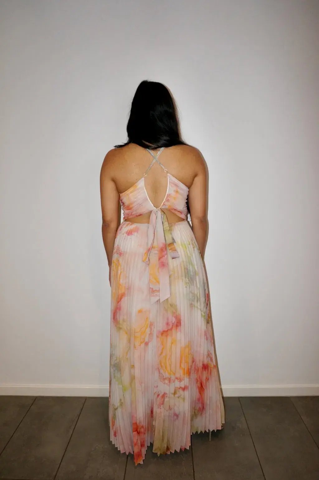 Ministry of Style The Label Sunrise Strap Dress Patterned Size 8 photo 3