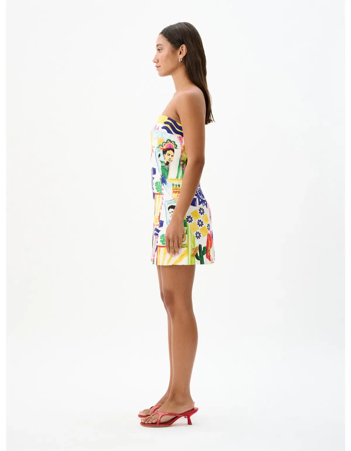 Roame Alba Mini Dress in Hola Tulum Size 10 photo 4