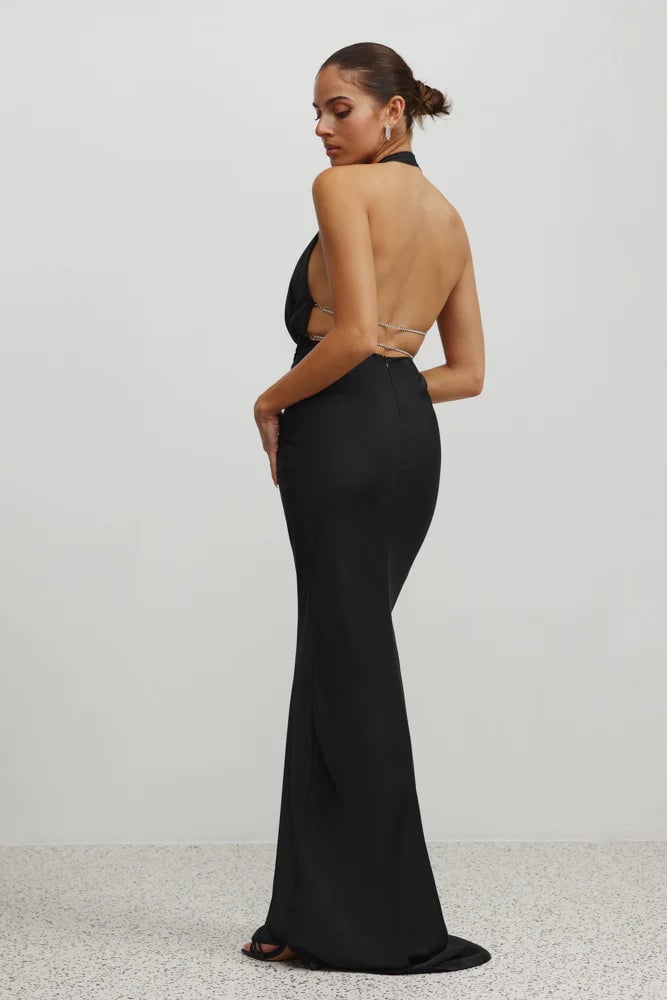LEXI POLARIS DRESS - BLACK photo 6
