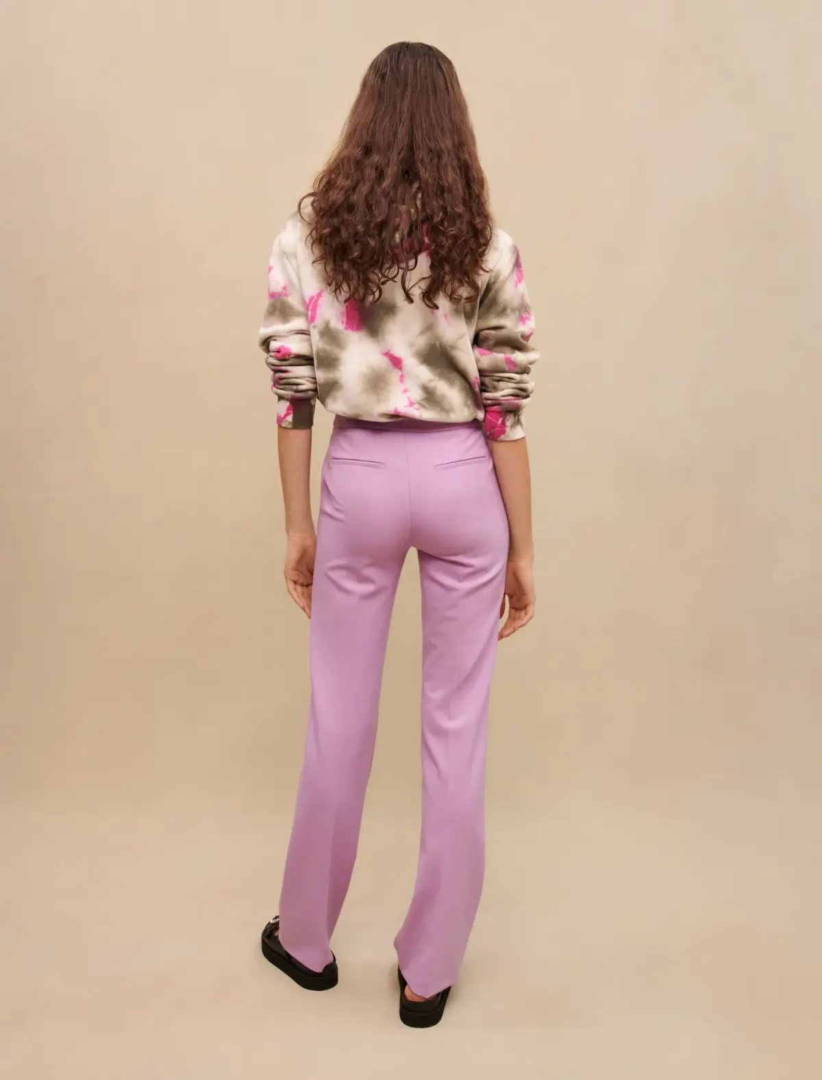 Maje Co-ord Two-Piece Suit Lilac Size 10 photo 5