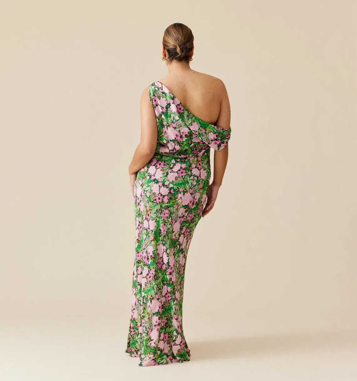 Ruby Melon Maxi Dress Aurora Floral Size 8 photo 3