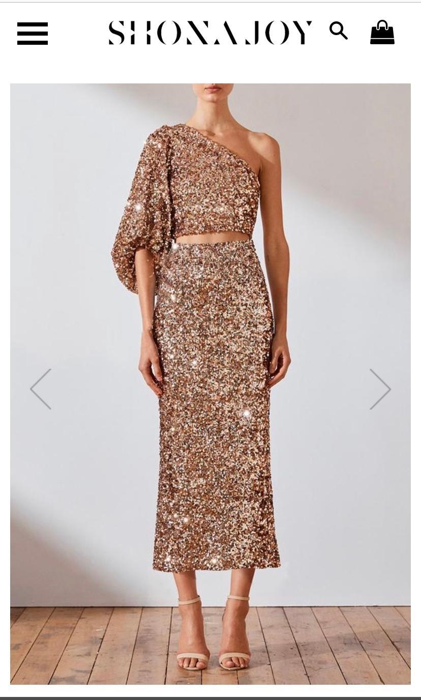 Shona Joy Faye shoulder top and matching skirt photo 2